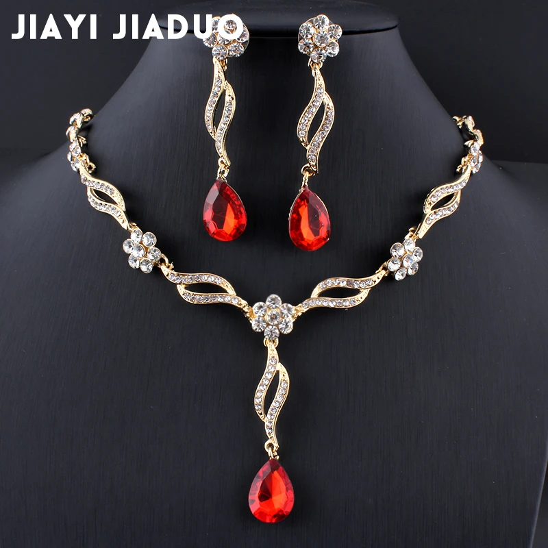 jiayijiaduo african beads Gold-color wedding bridal jewelry set for women Pendant Necklace Earrings set Bridal Jewelry Sets
jiayijiaduo african beads Gold-color wedding bridal jewelry set for women Pendant Necklace Earrings set Bridal Jewelry Sets