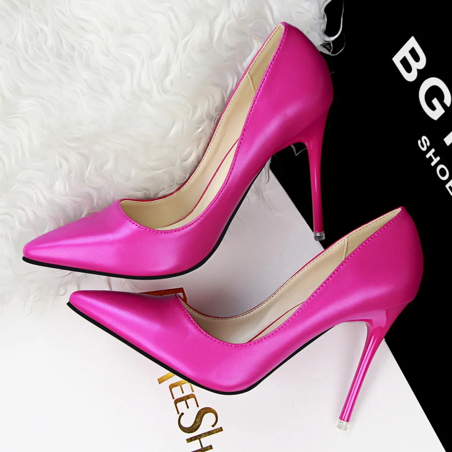7 colors 2017 New Fashion Sexy Pointed Toe Women Pumps Platform 10cm High Heels OL work shoes women party pumps wedding shoes
7 colors 2017 New Fashion Sexy Pointed Toe Women Pumps Platform 10cm High Heels OL work shoes women party pumps wedding shoes