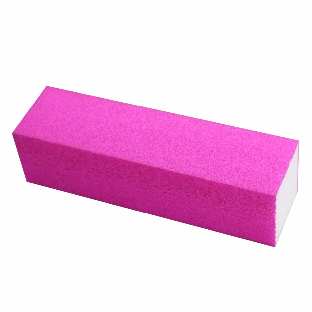 

YZWLE 1 Pc High-Quality Fluorescence Color Buffing Sanding Buffer Block Nail Art Nails Tips Tool Random Send Out