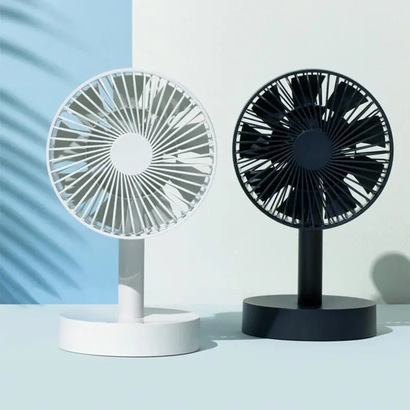 Фото Ultra-quiet mini electric fan home office strong wind lithium radio desktop | Бытовая техника