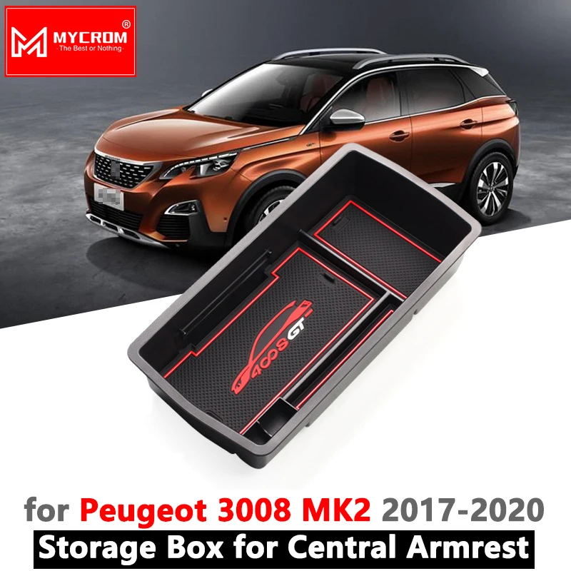 Armrest Box Storage Stowing Tidying for Peugeot 3008 2017 2018 2019 2020 MK2 3008GT GT Car Organizer Accessories LOGO is "4008"
Armrest Box Storage Stowing Tidying for Peugeot 3008 2017 2018 2019 2020 MK2 3008GT GT Car Organizer Accessories LOGO is "4008"