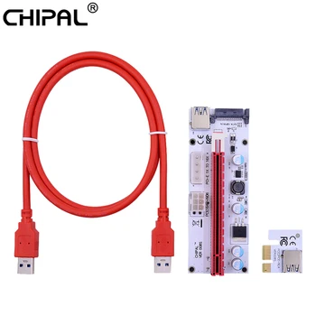 CHIPAL 10PCS VER008S 100CM PCI-E Riser Card 008S PCI Express PCIe 1X to 16X Adapter LED 4Pin 6Pin SATA Power for Bitcoin Miner
CHIPAL 10PCS VER008S 100CM PCI-E Riser Card 008S PCI Express PCIe 1X to 16X Adapter LED 4Pin 6Pin SATA Power for Bitcoin Miner