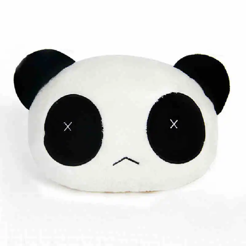 Мультяшная черно-белая панда подголовник на талии Автомобильная подушка для