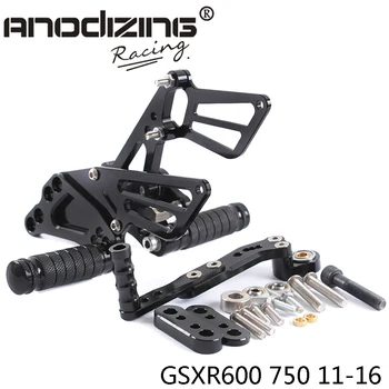 Full CNC Aluminum Motorcycle Adjustable Rearsets Rear Sets Foot Pegs For SUZUKI GSXR600/750 2011-2016
Full CNC Aluminum Motorcycle Adjustable Rearsets Rear Sets Foot Pegs For SUZUKI GSXR600/750 2011-2016