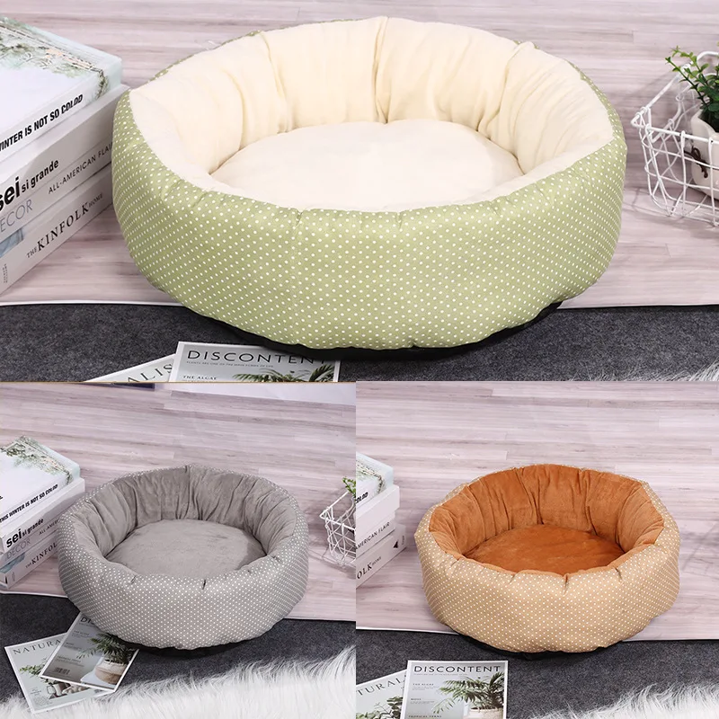 New Pet Dog Bed Mats Round Puppy Pads Winter Warm Velvet Soft Lounger Sofa for Kitten Puppy Cat Litter Nest Kennel With Pillow
New Pet Dog Bed Mats Round Puppy Pads Winter Warm Velvet Soft Lounger Sofa for Kitten Puppy Cat Litter Nest Kennel With Pillow