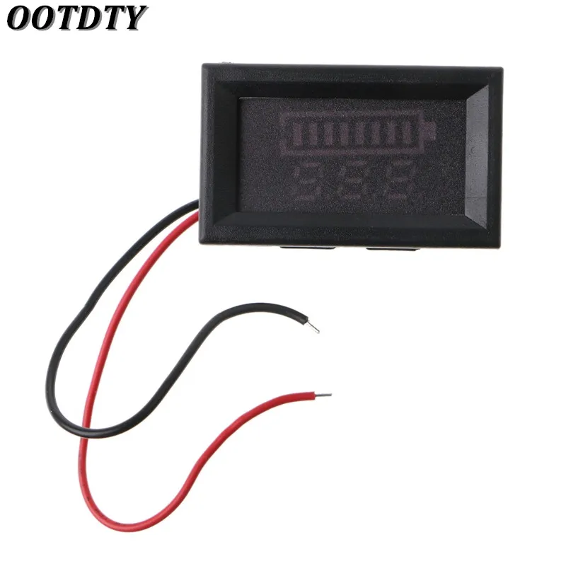 OOTDTY 12V Lead-Acid Battery Status Capacity LED Display Indicator Digital Voltmeter Tester
OOTDTY 12V Lead-Acid Battery Status Capacity LED Display Indicator Digital Voltmeter Tester