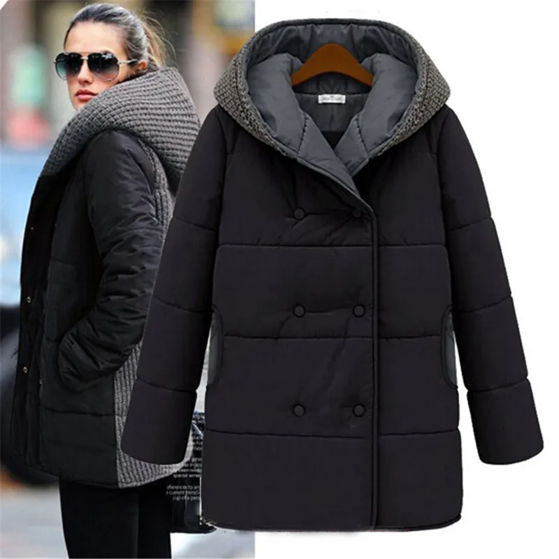 women's plus size coats with hood
