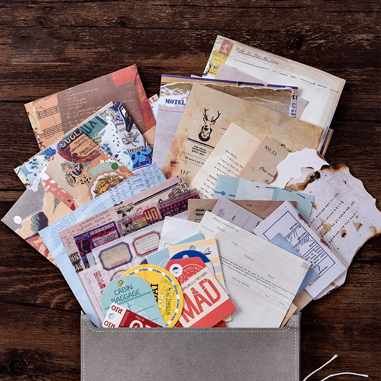 55 Pcs Vintage Craft Paper Photos Post Cards Tags Decor Props Craft Paper for DIY Scrapbooking Papers Scrapbook Album
55 Pcs Vintage Craft Paper Photos Post Cards Tags Decor Props Craft Paper for DIY Scrapbooking Papers Scrapbook Album