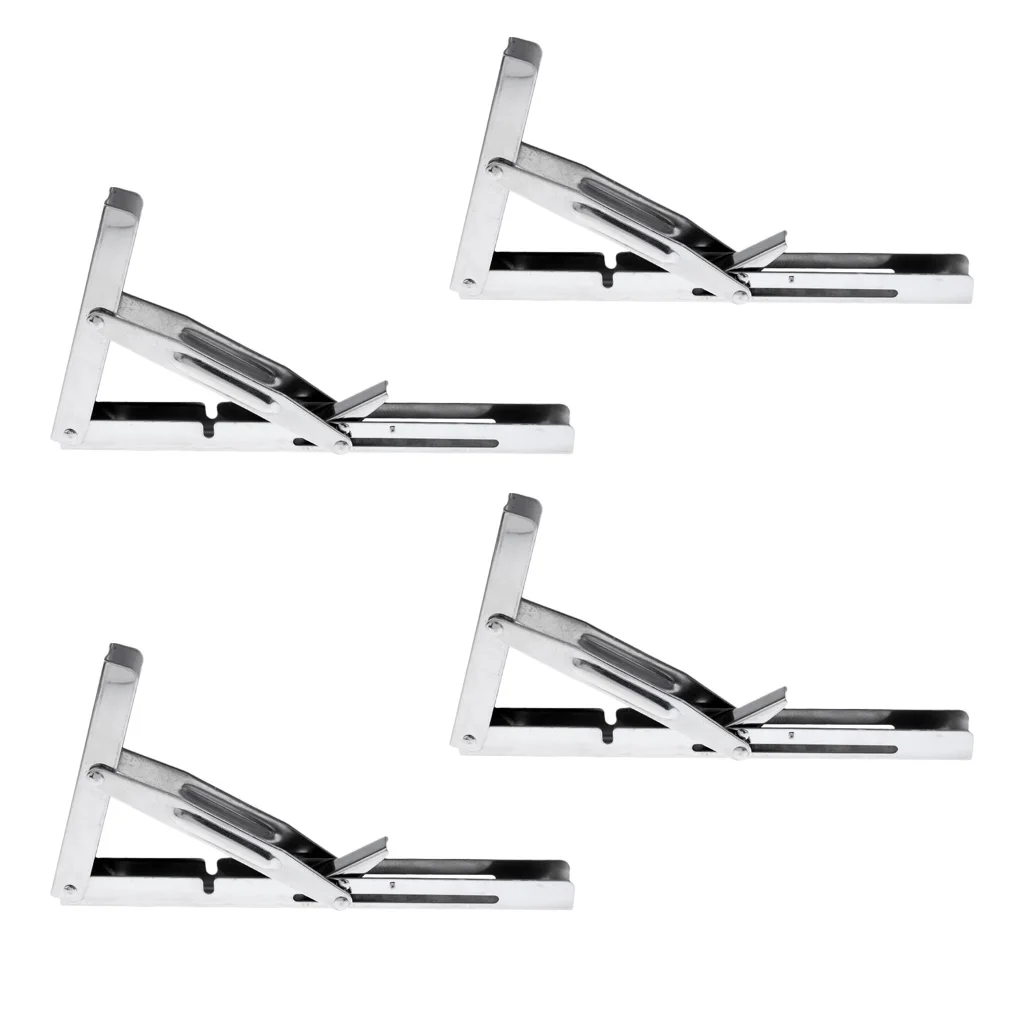 4 Pieces 304 Stainless Steel Folding Bench Shelf Table Bracket Boat RV Parts for Marine Kayak Canoe Rowing Boats Accessories
4 Pieces 304 Stainless Steel Folding Bench Shelf Table Bracket Boat RV Parts for Marine Kayak Canoe Rowing Boats Accessories