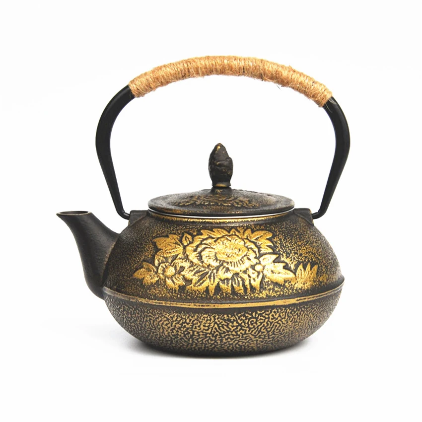 Japanese Cast Iron Teapot Kettle with Stainless Steel Infuser Strainer Plum Blossom 30 Ounce ( 900 ml )
Japanese Cast Iron Teapot Kettle with Stainless Steel Infuser Strainer Plum Blossom 30 Ounce ( 900 ml )
