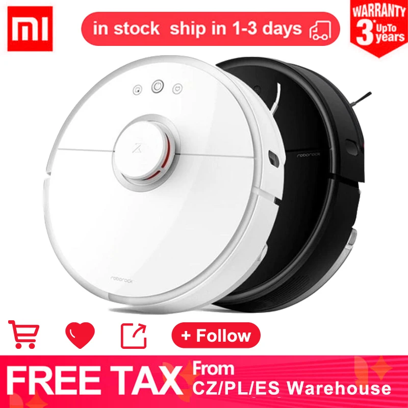 

RU/EU Stock Roborock S50 S55 Xiaomi robot Vacuum Cleaner 2 APP Control Smart Planned Sweeping and Wet Mopping MI Robotic Clean