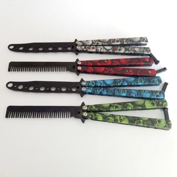 Practice No Sharp Blades Butterfly Sickle Self Defense Tool Butterfly Knife Instructor Training Folding Ghost Head karambit
Practice No Sharp Blades Butterfly Sickle Self Defense Tool Butterfly Knife Instructor Training Folding Ghost Head karambit