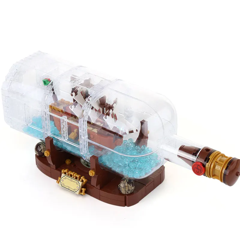 Lepin 16051 New Toys 1078Pcs Movie Series The Ship in a Bottle Set Building Blocks Bricks LegoINGlys 21313 Kid Birthday Gifts
Lepin 16051 New Toys 1078Pcs Movie Series The Ship in a Bottle Set Building Blocks Bricks LegoINGlys 21313 Kid Birthday Gifts