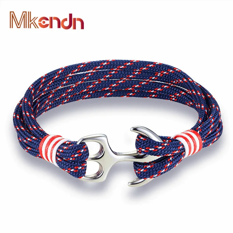 MKENDN New Arrival Fashion Jewelry navy style Sport Camping Parachute cord Anchor Bracelet Men Women Stainless Steel Bracelets
MKENDN New Arrival Fashion Jewelry navy style Sport Camping Parachute cord Anchor Bracelet Men Women Stainless Steel Bracelets