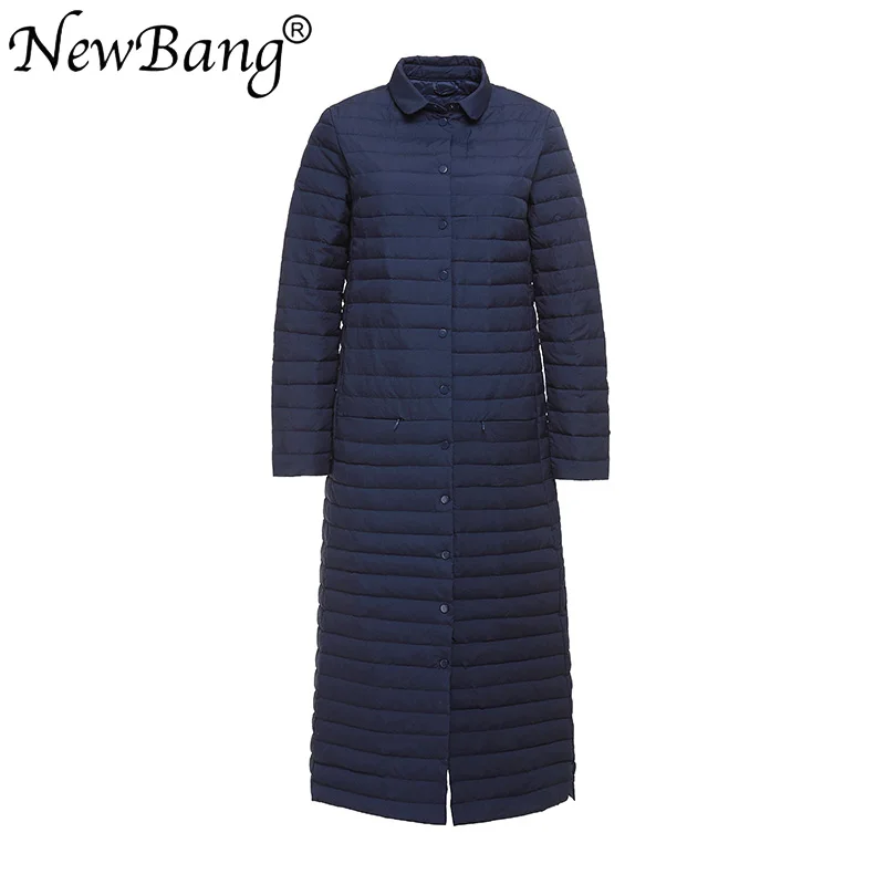 NewBang 90% White Duck Down Coat Women Fashion Slim Fit Thin X-Long Knee Single-breasted Jackets Slim Trench Coat
NewBang 90% White Duck Down Coat Women Fashion Slim Fit Thin X-Long Knee Single-breasted Jackets Slim Trench Coat