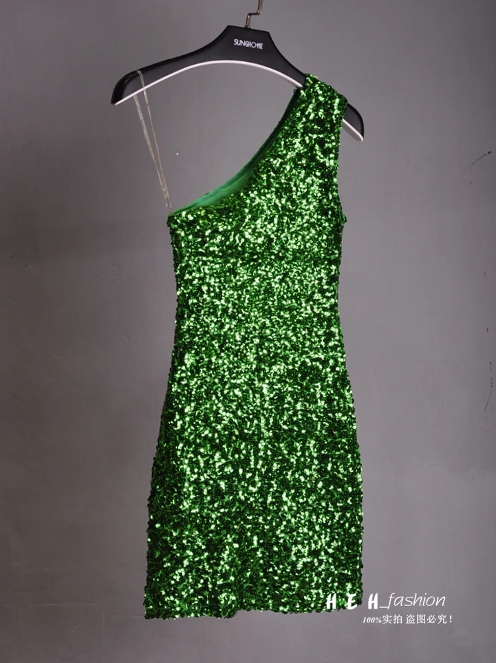 Cakucool Hot Full Sequined Summer Sexy Dress One Shoulder Sleeveless Embellished Sundress Party Bling Vestido Dresses 9colors
Cakucool Hot Full Sequined Summer Sexy Dress One Shoulder Sleeveless Embellished Sundress Party Bling Vestido Dresses 9colors