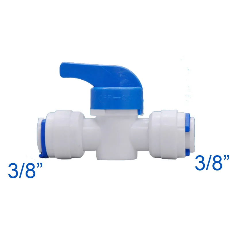 1PC OD 3/8"Ball valve switch Quick connection 3/8 inch quick union on-off direct connection RO Water purifier pipe fitting
1PC OD 3/8"Ball valve switch Quick connection 3/8 inch quick union on-off direct connection RO Water purifier pipe fitting