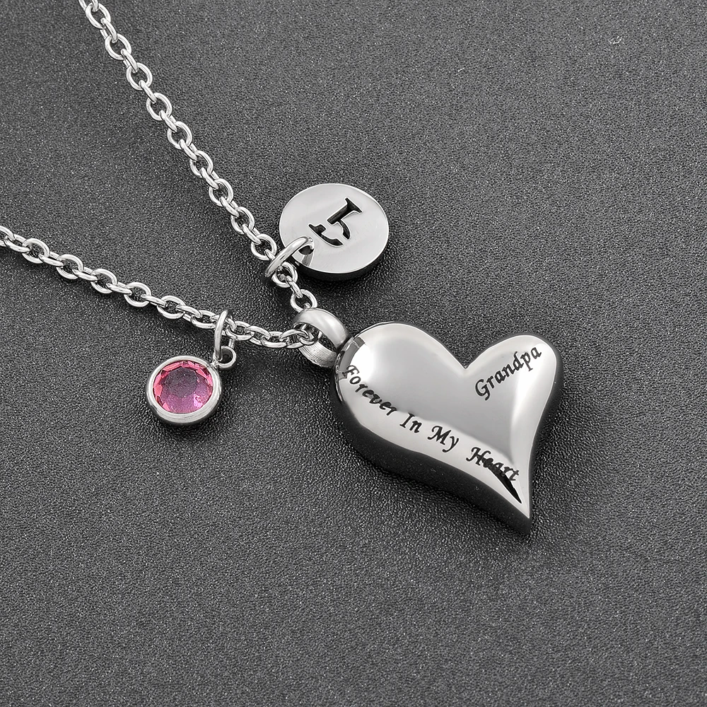 "Всегда в моем сердце Grandpa'Heart DIY из нержавеющий стали памятный золы Keepsake кремации ювелирные изделия кулон ожерелье женщин
"Всегда в моем сердце Grandpa'Heart DIY из нержавеющий стали памятный золы Keepsake кремации ювелирные изделия кулон ожерелье женщин