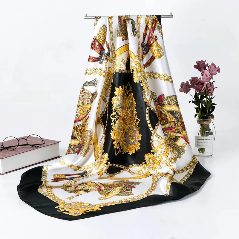 Navy Blue horses Large Square Scarves New Female Elegant Large Silk Scarf Fashion Ladies Accessories 90*90cm 4QS02
Navy Blue horses Large Square Scarves New Female Elegant Large Silk Scarf Fashion Ladies Accessories 90*90cm 4QS02