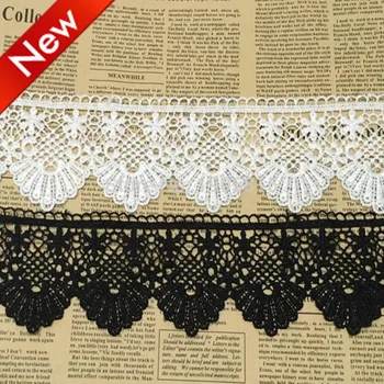 15Yards Polyester Sewing Supplies Crochet Scallop Shape Net African Lace Trim White Embroidered Appliques Decorative Ribbon
15Yards Polyester Sewing Supplies Crochet Scallop Shape Net African Lace Trim White Embroidered Appliques Decorative Ribbon