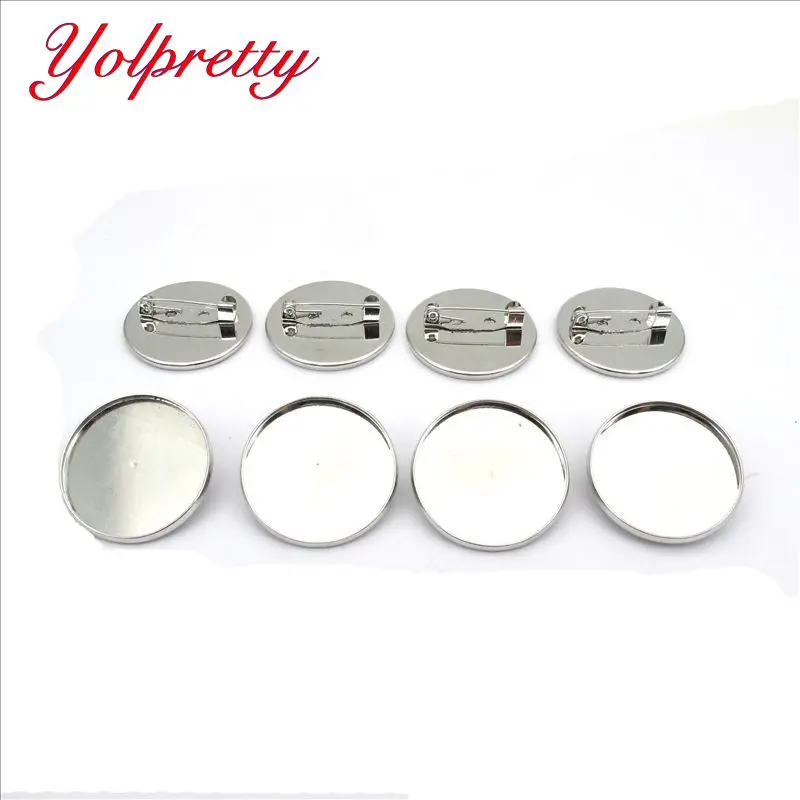 Yolprtty ( No Fade ) 10pcs 25mm Inner Size Iron Material Brooch Style Cabochon Base Cameo Setting Charms Pendant Tray
Yolprtty ( No Fade ) 10pcs 25mm Inner Size Iron Material Brooch Style Cabochon Base Cameo Setting Charms Pendant Tray