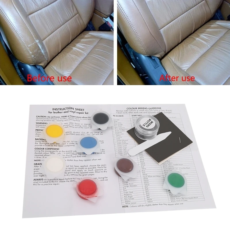 Auto Car Seat Sofa Coats Holes Scratch Cracks Rips Leather Vinyl Repair Kit Leather Repair Tool
Auto Car Seat Sofa Coats Holes Scratch Cracks Rips Leather Vinyl Repair Kit Leather Repair Tool