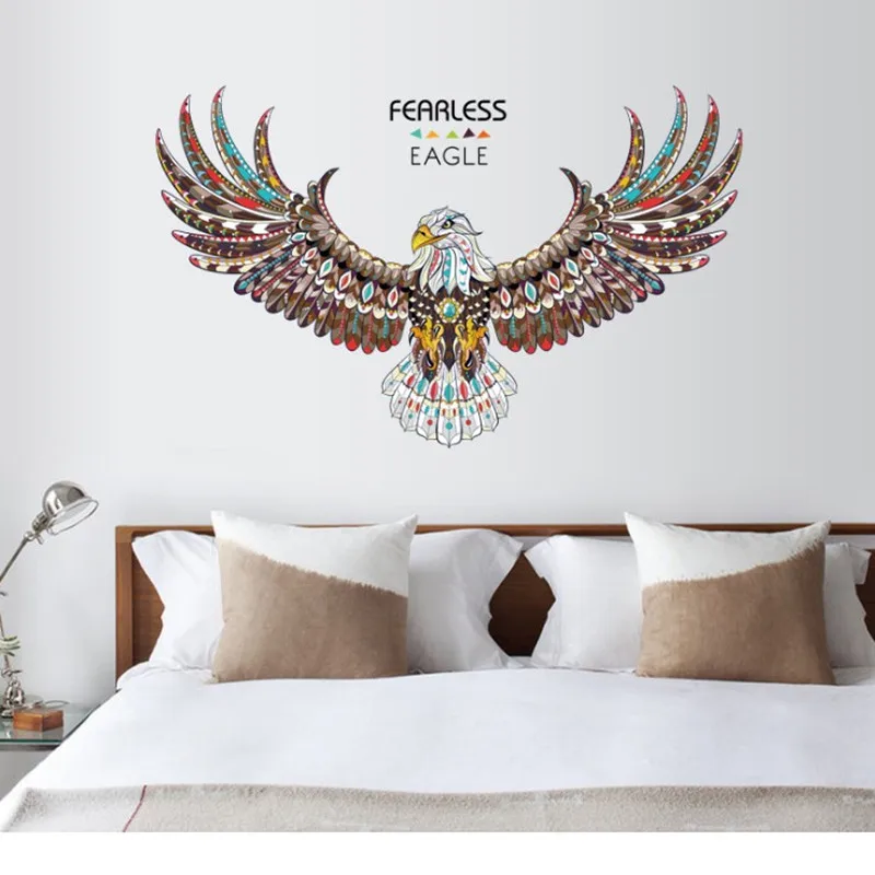 Bohemia Style Eagle Wall Sticker Home Decor Hall Bedroom for Children Wall Poster Home Decoration Wall Paper
Bohemia Style Eagle Wall Sticker Home Decor Hall Bedroom for Children Wall Poster Home Decoration Wall Paper