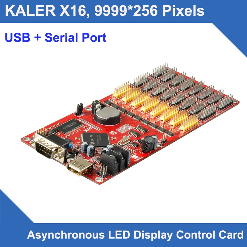 kaler Outdoor indoor led display control card X16 USB Serial port max support 9999x256 pixel message led display
kaler Outdoor indoor led display control card X16 USB Serial port max support 9999x256 pixel message led display