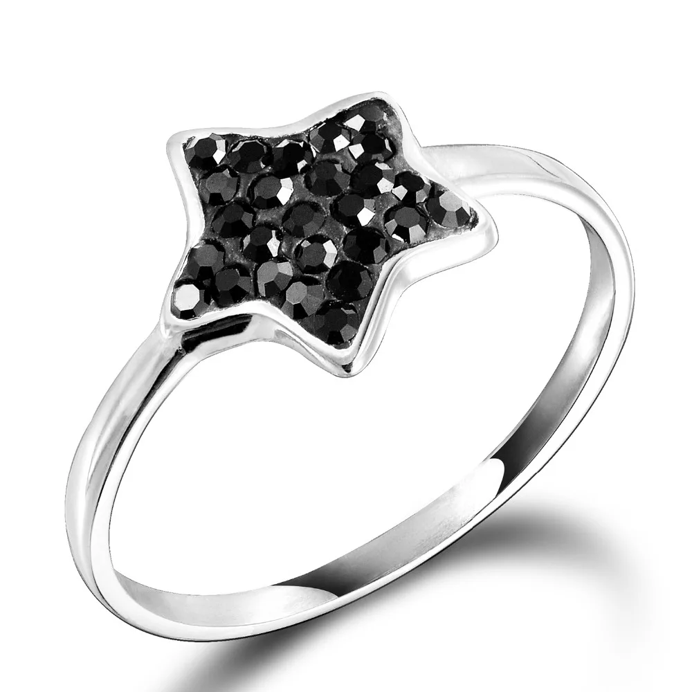 New style! Dormith Free Shipping 925 Sterling Silver Fashion Black Star Czech Diamond Rings with tail rings
New style! Dormith Free Shipping 925 Sterling Silver Fashion Black Star Czech Diamond Rings with tail rings