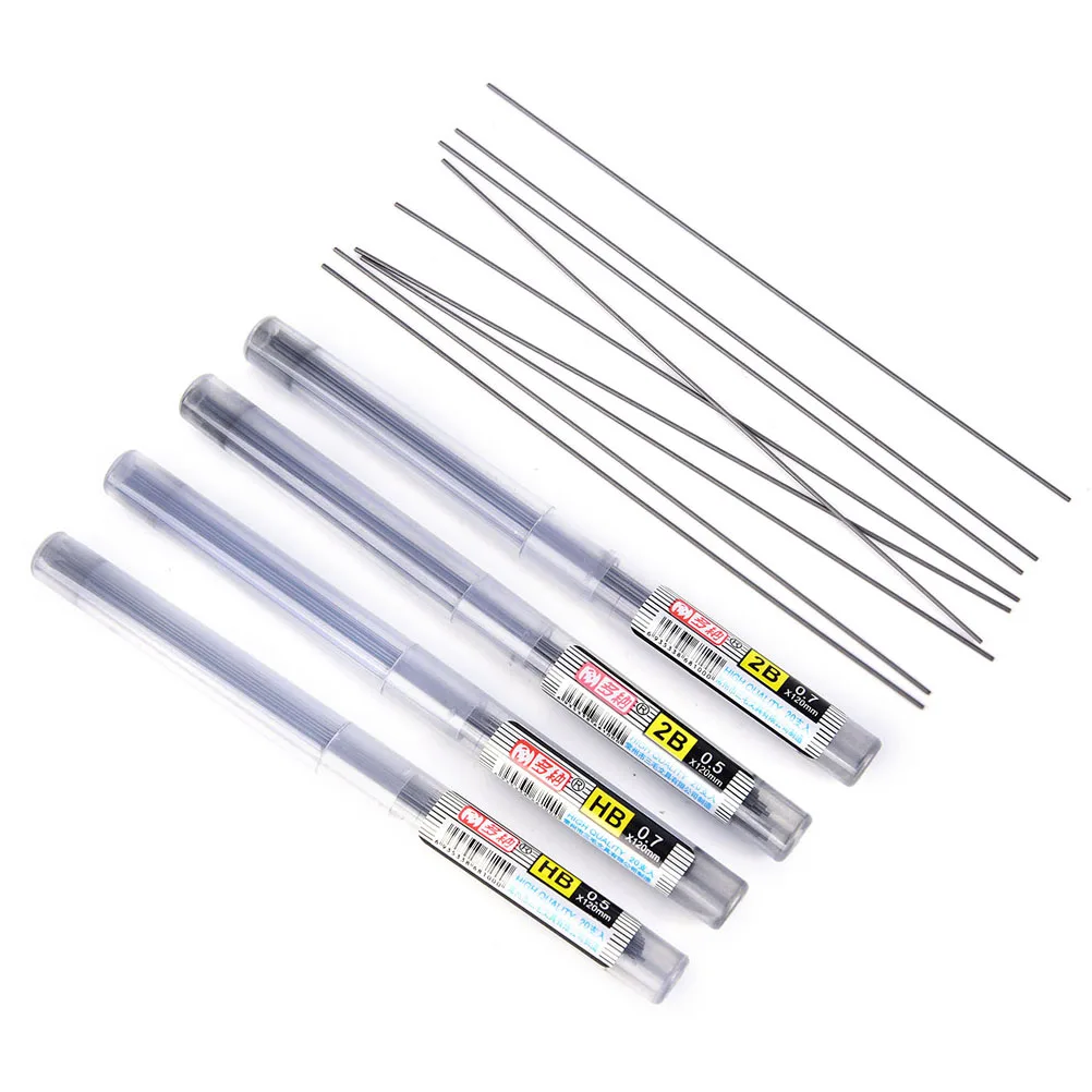 2 Boxes 0.5 mm / 0.7 mm 2B/HB Pencil Lead a Refill Tube Automatic Pencil Lead Style 11CM for School Office Use
2 Boxes 0.5 mm / 0.7 mm 2B/HB Pencil Lead a Refill Tube Automatic Pencil Lead Style 11CM for School Office Use