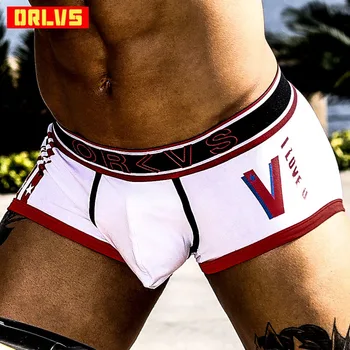 ORLVS brand Men Underwear Boxers U convex breathable Cotton pouch slip homme Cotton sexy cuecas gay men Shorts
ORLVS brand Men Underwear Boxers U convex breathable Cotton pouch slip homme Cotton sexy cuecas gay men Shorts