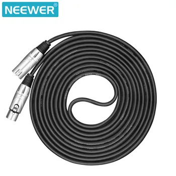 Neewer Balanced 3-pin XLR Cable Mice Cable 15 feet/4.5mfor Sound Clarity+Ultra Low Noise on Live Gigs, Recording Applications
Neewer Balanced 3-pin XLR Cable Mice Cable 15 feet/4.5mfor Sound Clarity+Ultra Low Noise on Live Gigs, Recording Applications