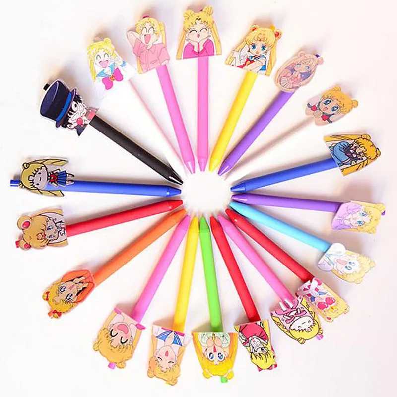 3 Pcs 0.5mm Novelty Kawaii Sailor Moon Beautiful Smart Girls Gel Pen Cartoon Signature Pen School Office Supply Gift
3 Pcs 0.5mm Novelty Kawaii Sailor Moon Beautiful Smart Girls Gel Pen Cartoon Signature Pen School Office Supply Gift