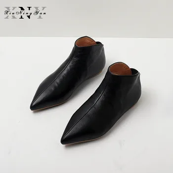 XiuNingYan Wimen Boots Full Grain Leather Soft Skin Winter Spring Modern Girl Pointed Toe Casual Flats Young Lady Pregnant Shoes
XiuNingYan Wimen Boots Full Grain Leather Soft Skin Winter Spring Modern Girl Pointed Toe Casual Flats Young Lady Pregnant Shoes