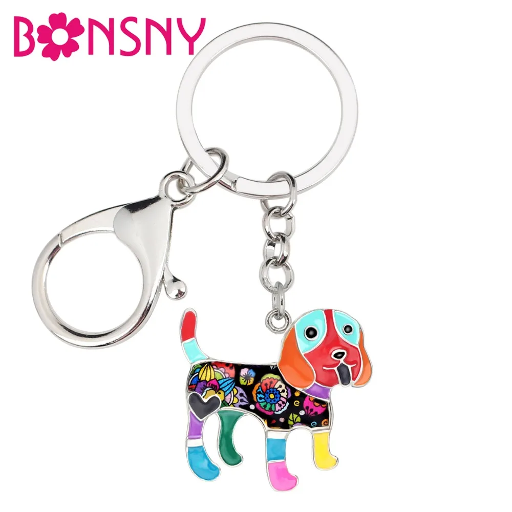 Bonsny Metal Enamel Smile Beagle Dog Key Chains Keychains Rings Cute Animal Jewelry For Women Girls Bag Car Charms Purse Pendant
Bonsny Metal Enamel Smile Beagle Dog Key Chains Keychains Rings Cute Animal Jewelry For Women Girls Bag Car Charms Purse Pendant