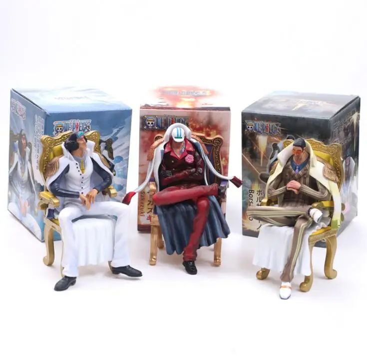 16cm Anime ONE PIECE Navy headquarters senior general Kuzan Borsalino Sakazuki Sitting Version Figure Model Toys
16cm Anime ONE PIECE Navy headquarters senior general Kuzan Borsalino Sakazuki Sitting Version Figure Model Toys