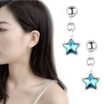 2018 New Creative Blue Crystal Star Drop Earrings For Women Wedding Gift Lady Fashion Jewelry Brincos Dropshipping eh376
2018 New Creative Blue Crystal Star Drop Earrings For Women Wedding Gift Lady Fashion Jewelry Brincos Dropshipping eh376