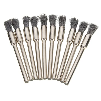 10pcs/Set 5mm WIRE BRUSH WHEEL CUP Clean Brass & Steel & Nylon For Dremel Rotary Tools
10pcs/Set 5mm WIRE BRUSH WHEEL CUP Clean Brass & Steel & Nylon For Dremel Rotary Tools