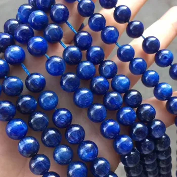 Natural Genuine Flash Blue Brazil Kyanite Gemstone Round Loose Stone Beads 6mm 8mm Stone Fit Jewelry DIY Necklaces or Bracelets
Natural Genuine Flash Blue Brazil Kyanite Gemstone Round Loose Stone Beads 6mm 8mm Stone Fit Jewelry DIY Necklaces or Bracelets