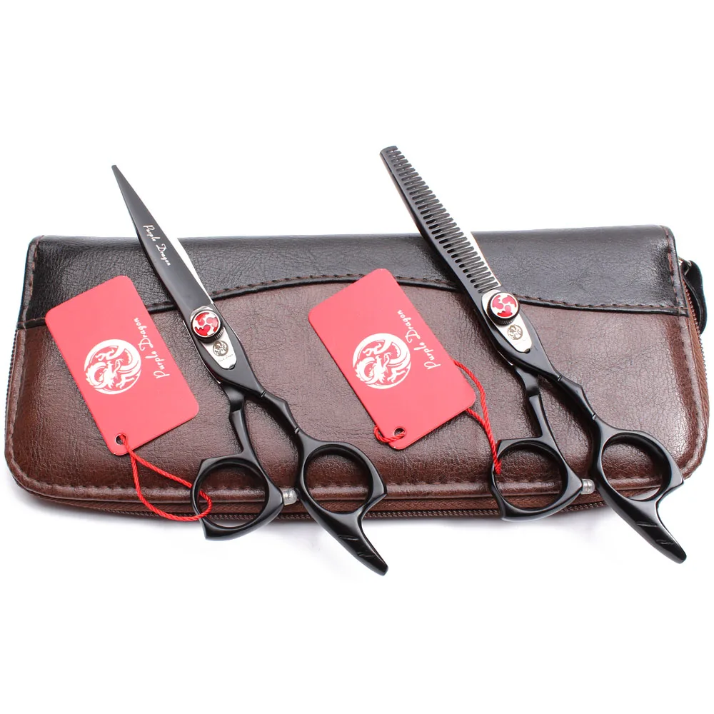 Z9017 5.5" 16cm 440C Purple Dragon Black Professional Hairdressing Scissors Cutting Scissors Thinning Shears Solon Hair Scissors
Z9017 5.5" 16cm 440C Purple Dragon Black Professional Hairdressing Scissors Cutting Scissors Thinning Shears Solon Hair Scissors