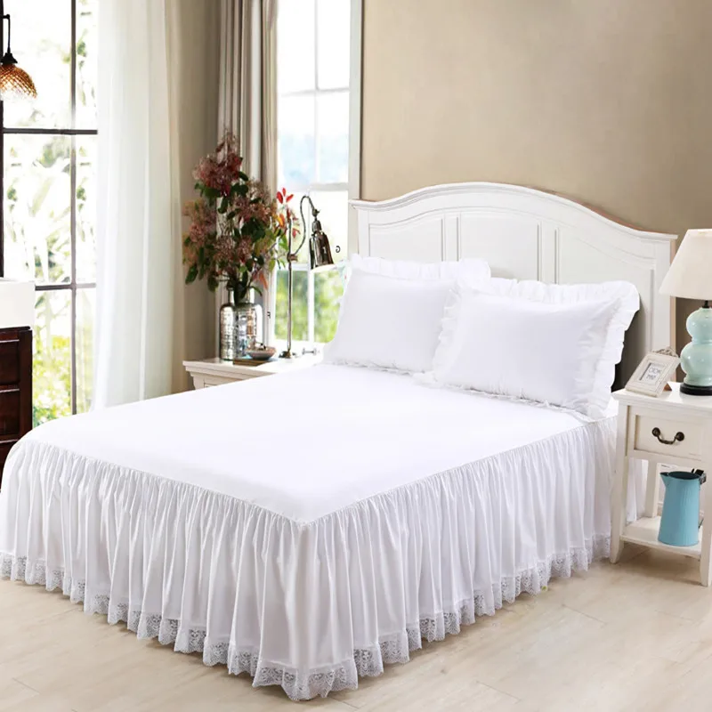 Pure cotton white Korean lace with bed surface bed skirt bed apron ruffles bedspread twin full queen size free shipping SN
Pure cotton white Korean lace with bed surface bed skirt bed apron ruffles bedspread twin full queen size free shipping SN