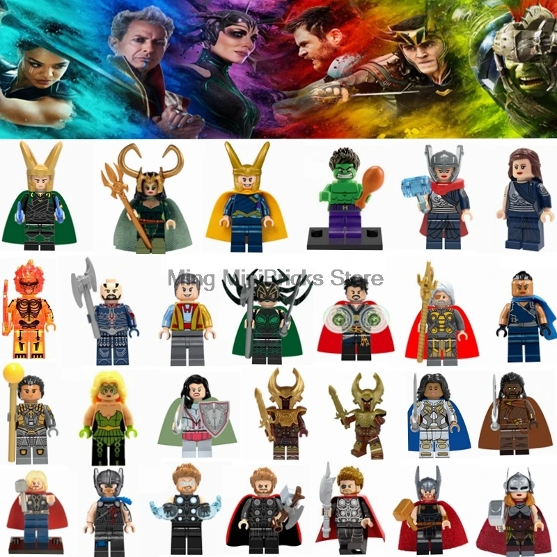 Super Hero Marvel Hela Valkyrie Thor Figures Set Ragnarok Loki Building Blocks Toys Kids Legoings Marvels infinity war Avengers
Super Hero Marvel Hela Valkyrie Thor Figures Set Ragnarok Loki Building Blocks Toys Kids Legoings Marvels infinity war Avengers