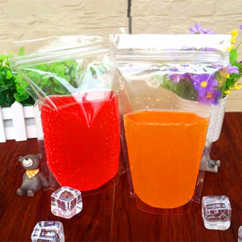 100pcs 200ml-600ml 100% High Clear Beverage Ziplock Bag Self-seal Party Wedding Birthday Bar Juice Milk Tea Wine Drinking Pouch
100pcs 200ml-600ml 100% High Clear Beverage Ziplock Bag Self-seal Party Wedding Birthday Bar Juice Milk Tea Wine Drinking Pouch