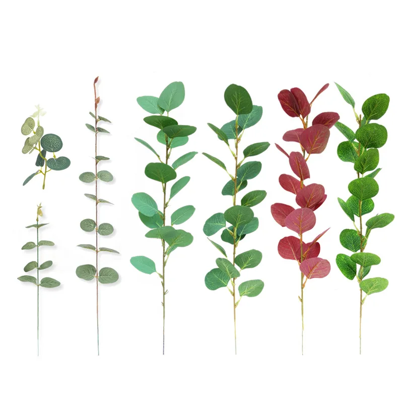 Artificial eucalyptus branch fake money leaves silk plants home wedding floral arrangement accessories
Artificial eucalyptus branch fake money leaves silk plants home wedding floral arrangement accessories