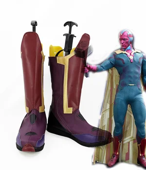 Superhero The Avengers Infinity War Vision Cosplay Boots Shoes Custom Made Any Size
Superhero The Avengers Infinity War Vision Cosplay Boots Shoes Custom Made Any Size