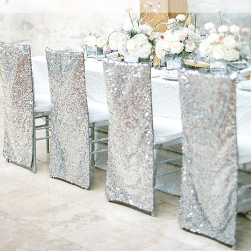 New Universal Sequin Chair Cover Wedding 38*90cm Dining Chair Cover Hotel Party Banquet housse de chaise decor
New Universal Sequin Chair Cover Wedding 38*90cm Dining Chair Cover Hotel Party Banquet housse de chaise decor