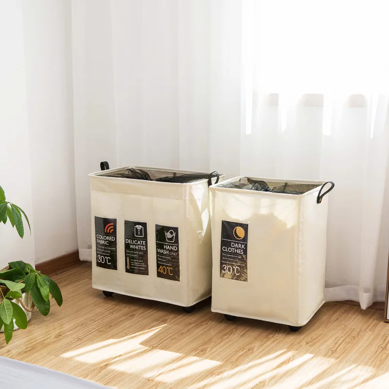 Three Grid Rolling Corner Laundry Basket Durable Laundry Sorter Hamper Clothes Storage Basket Bin Organizer Washing Bag
Three Grid Rolling Corner Laundry Basket Durable Laundry Sorter Hamper Clothes Storage Basket Bin Organizer Washing Bag