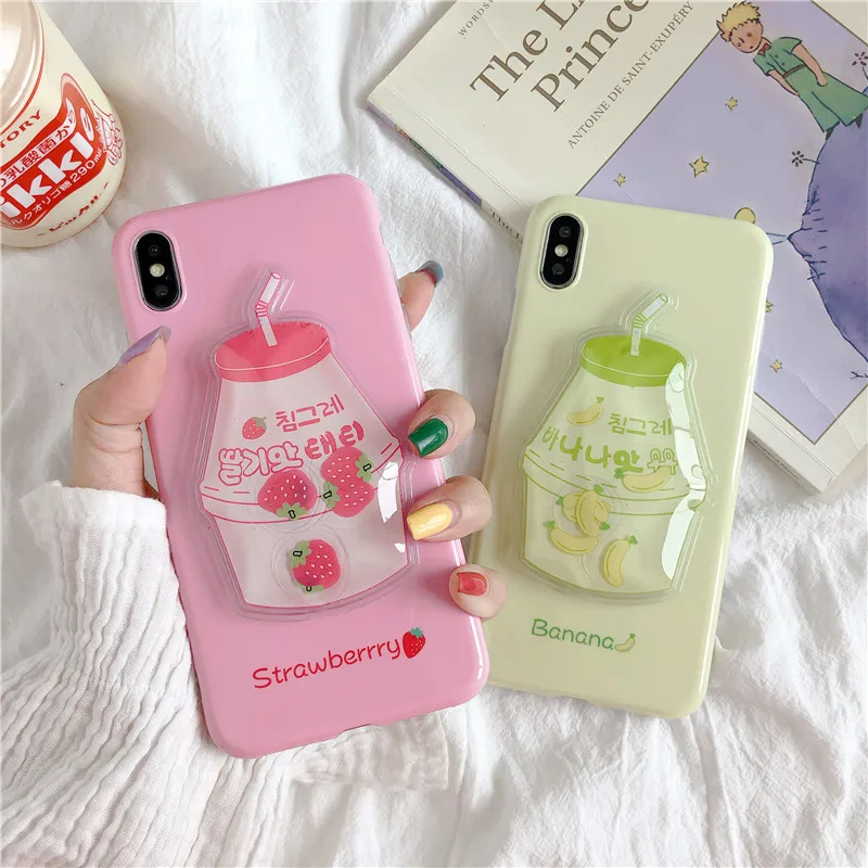 Banana Strawberry Drink Dynamic Squishy Case for iPhone XR XS Max 6 6s 7 8Plus Etui for OPPO R17 Case for Huawei P20 P30 Pro Bag
Banana Strawberry Drink Dynamic Squishy Case for iPhone XR XS Max 6 6s 7 8Plus Etui for OPPO R17 Case for Huawei P20 P30 Pro Bag