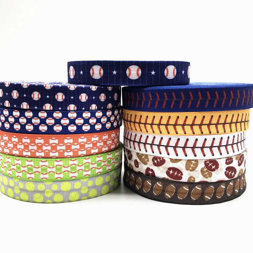 5Yards 16mm US Football Baseball Fold over Elastic bands Baby Headband DIY FOE Girls Hair ties Hair Accessories Craft Supply
5Yards 16mm US Football Baseball Fold over Elastic bands Baby Headband DIY FOE Girls Hair ties Hair Accessories Craft Supply