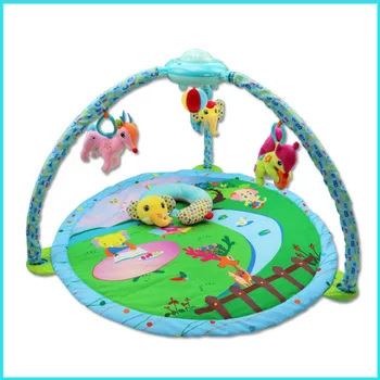 Elephant Pattern Soft Baby Play Mat Puzzle Toy 0-2 Years Old Game Blanket Multifunctional Crawling Pad with Rotating Light Music
Elephant Pattern Soft Baby Play Mat Puzzle Toy 0-2 Years Old Game Blanket Multifunctional Crawling Pad with Rotating Light Music